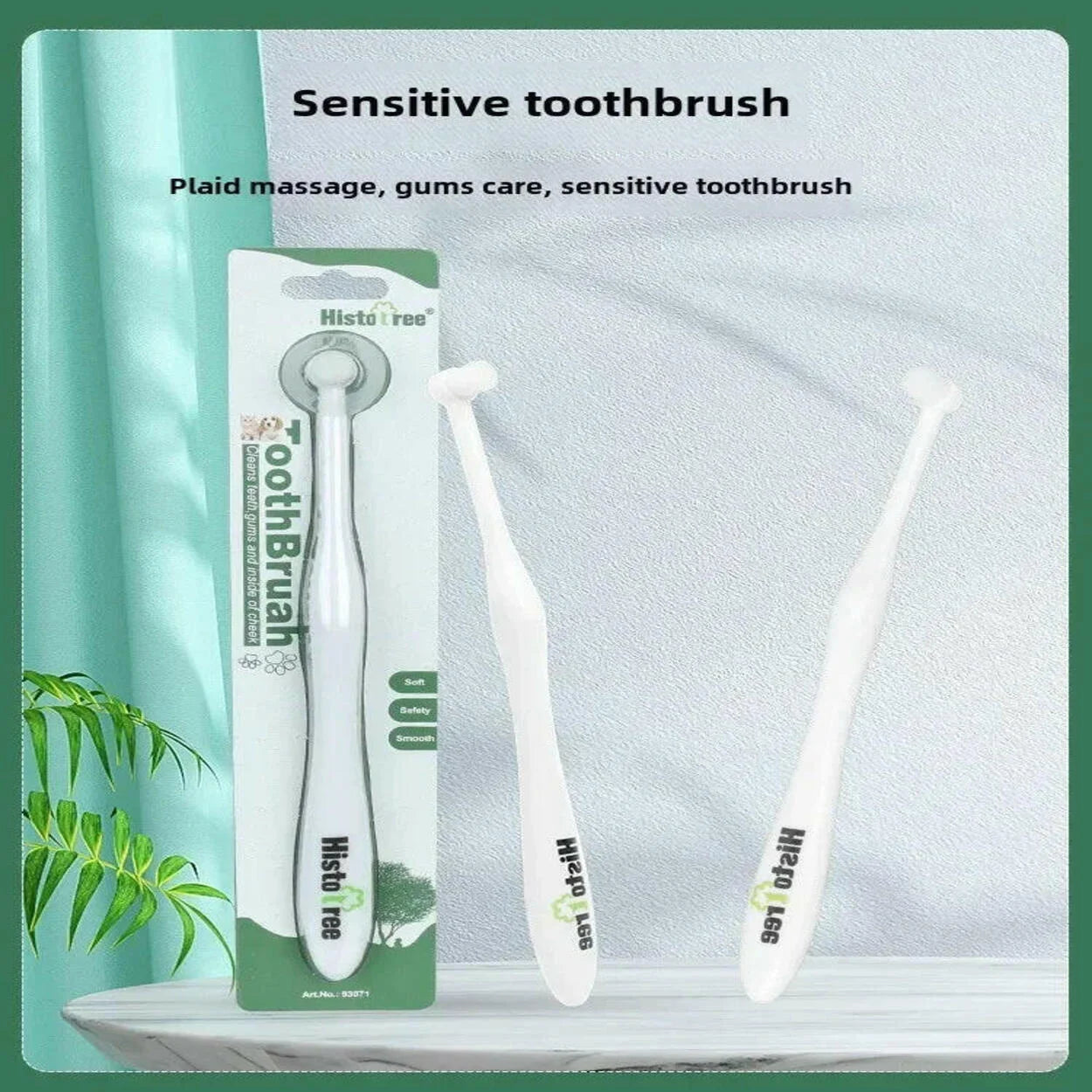 Round Head Pet Toothbrush