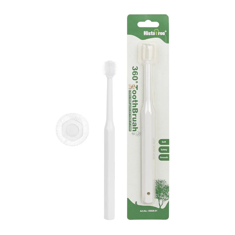 Round Head Pet Toothbrush.