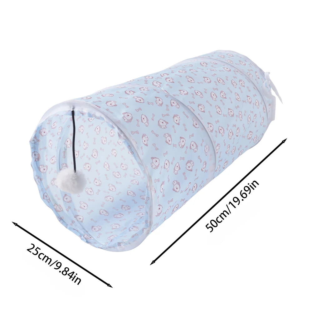 Interactive Cat Play Tunnel