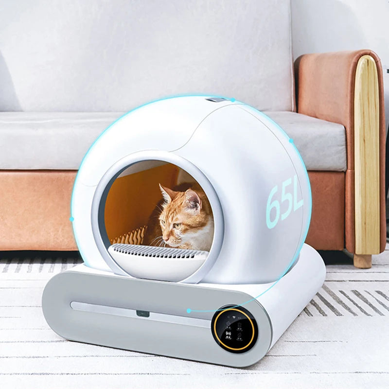 Luxury Automatic Smart Cat Litter Box 65