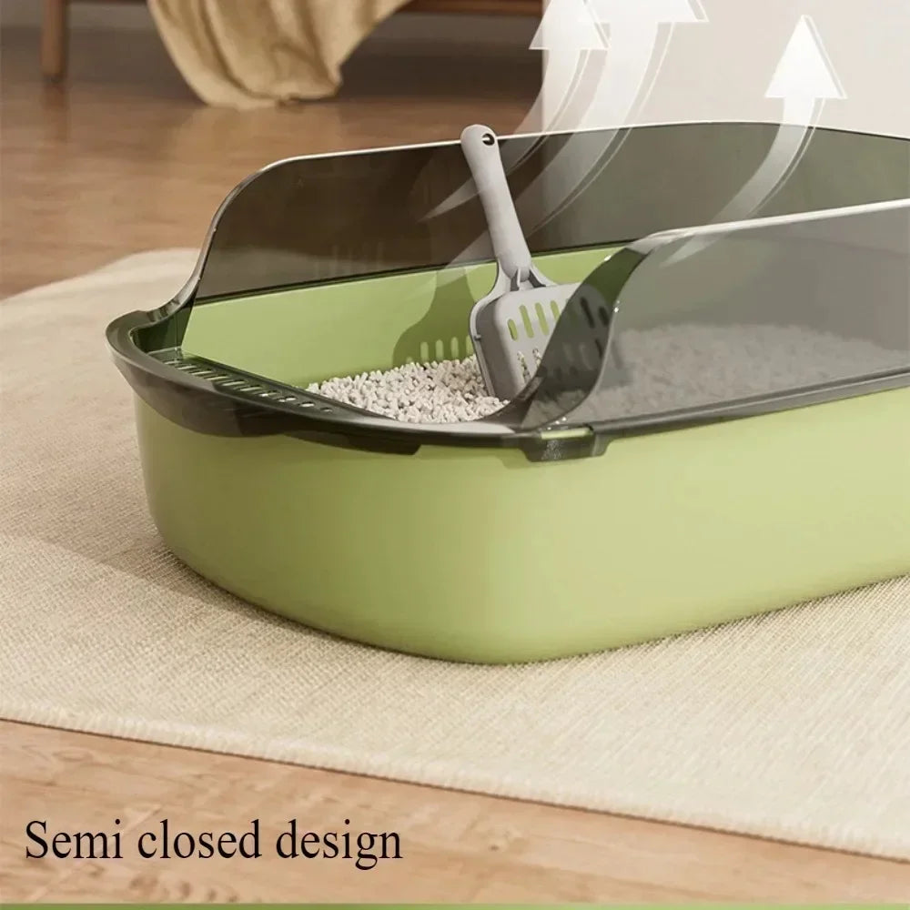 Semi-Enclosed Cat Toilet.