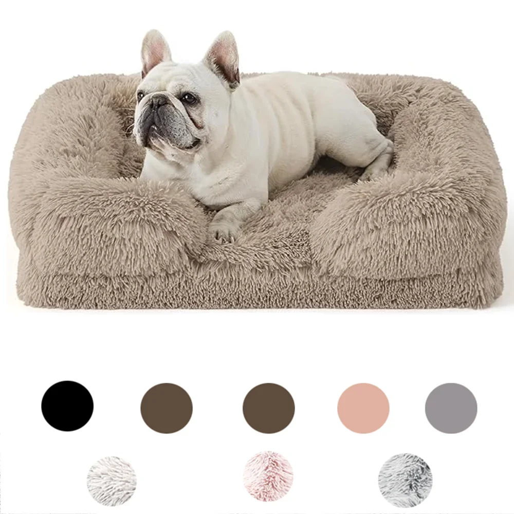 Luxury Fluffy Dog Sofa Bed