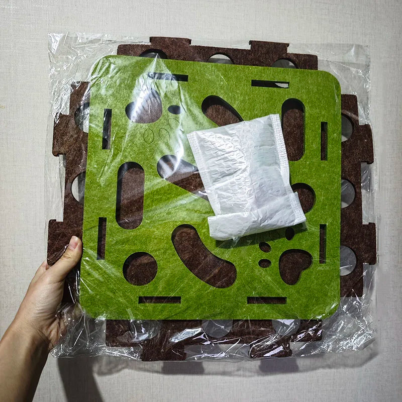 Cat Puzzle Box Toy with Bell Ball