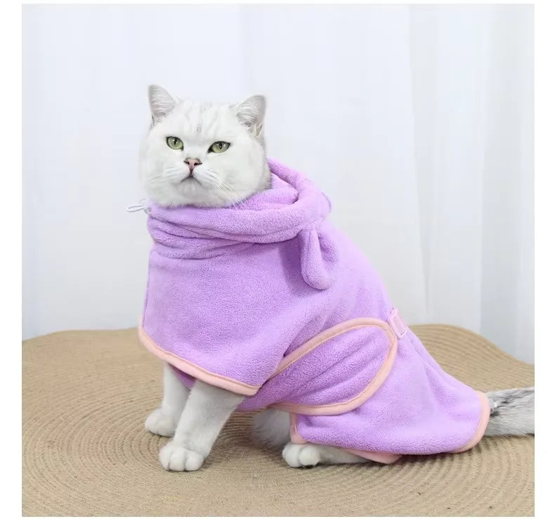 Super Absorbent Pet Bathrobe