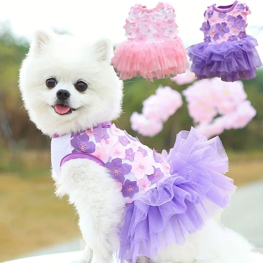 Floral Dog Dress.