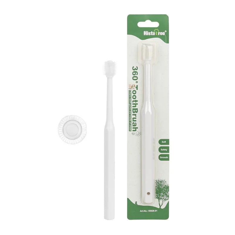 Round Head Pet Toothbrush.