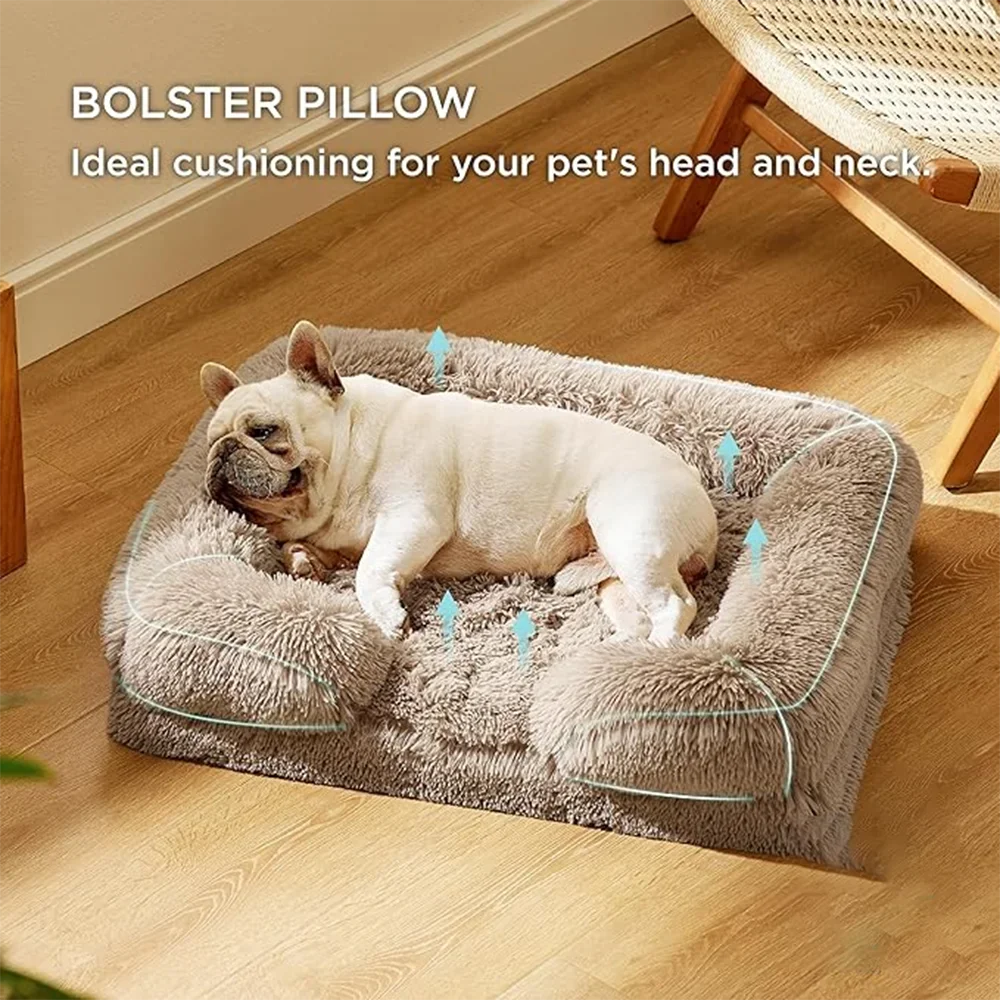 Luxury Fluffy Dog Sofa Bed