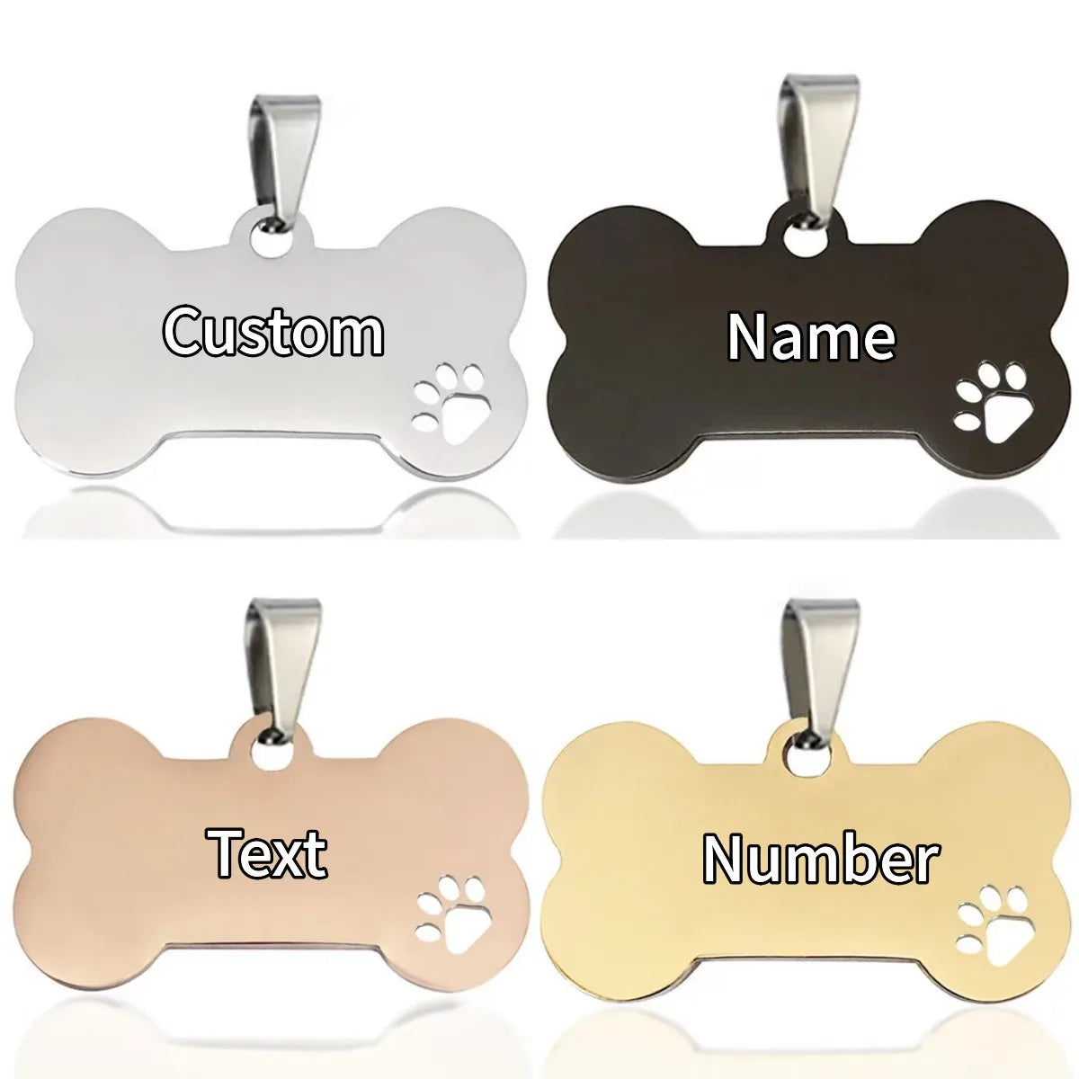 Personalized Stainless Steel Dog Tag