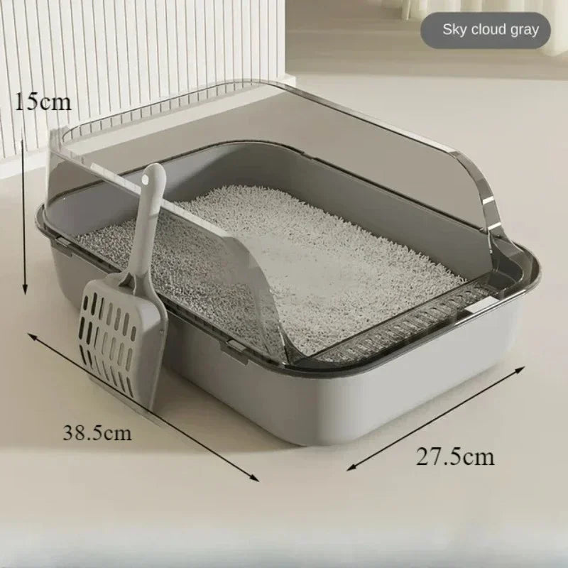 Semi-Enclosed Cat Toilet.