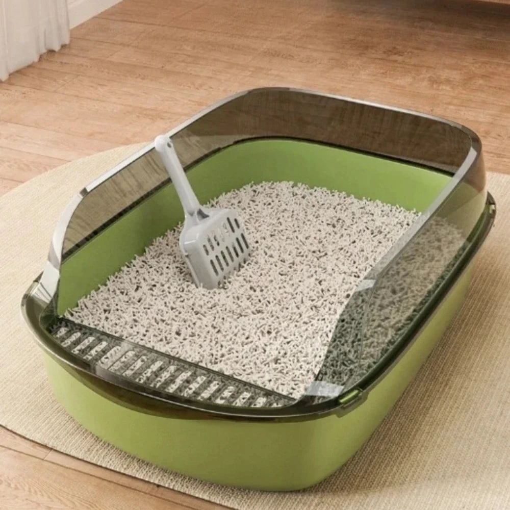 Semi-Enclosed Cat Toilet.