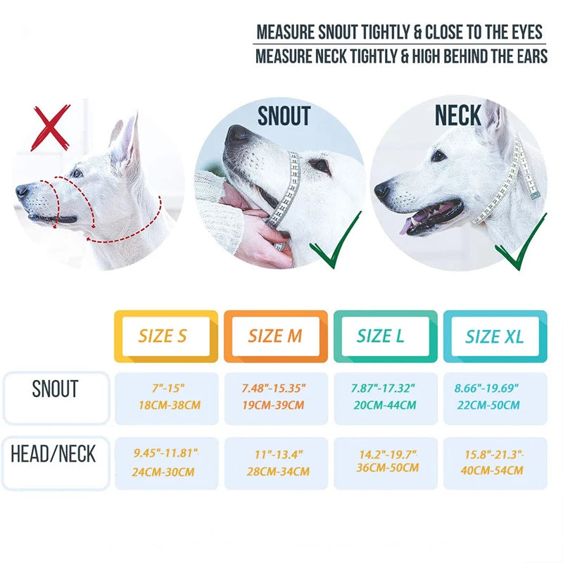Breathable Pet Muzzle for Training