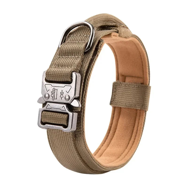 Strong Dog Collar with Traction Handle