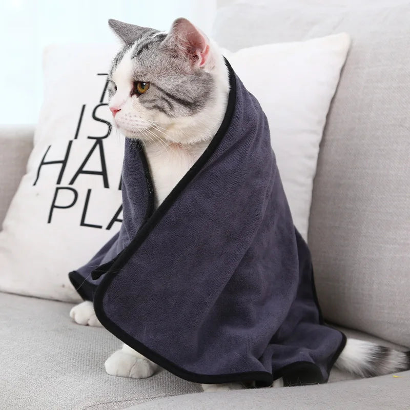 Microfiber Pet Bath Towel.