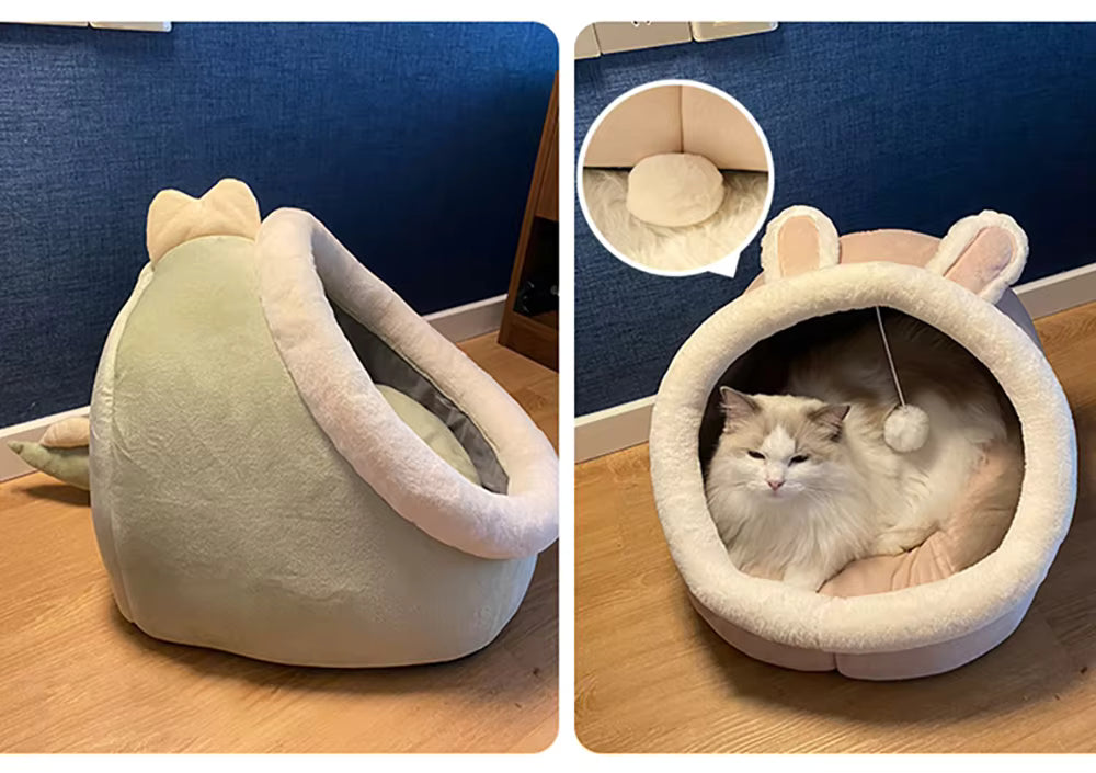 Cat Tent Cave Bed