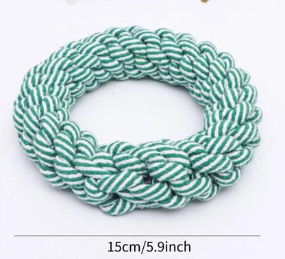 Tough rope toy for dogs
