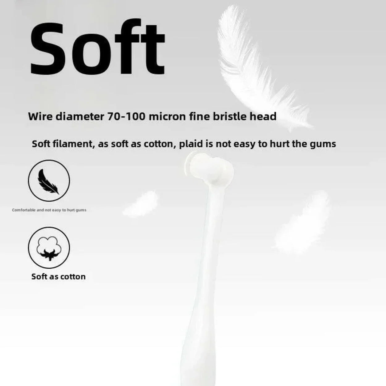 Round Head Pet Toothbrush