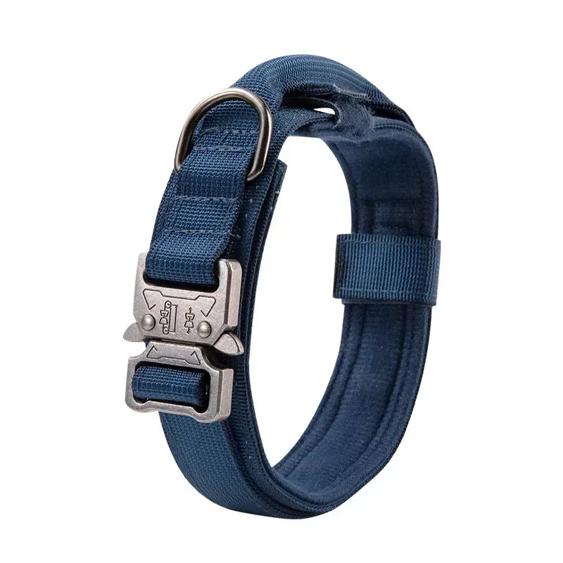Strong Dog Collar with Traction Handle