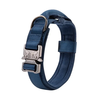 Strong Dog Collar with Traction Handle