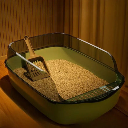 Semi-Enclosed Cat Toilet.