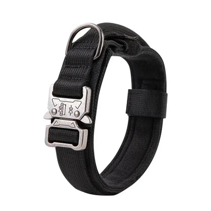 Strong Dog Collar with Traction Handle