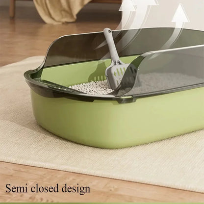 Semi-Enclosed Cat Toilet.