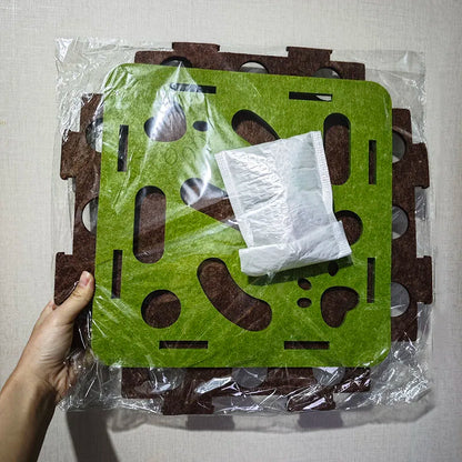 Cat Puzzle Box Toy with Bell Ball