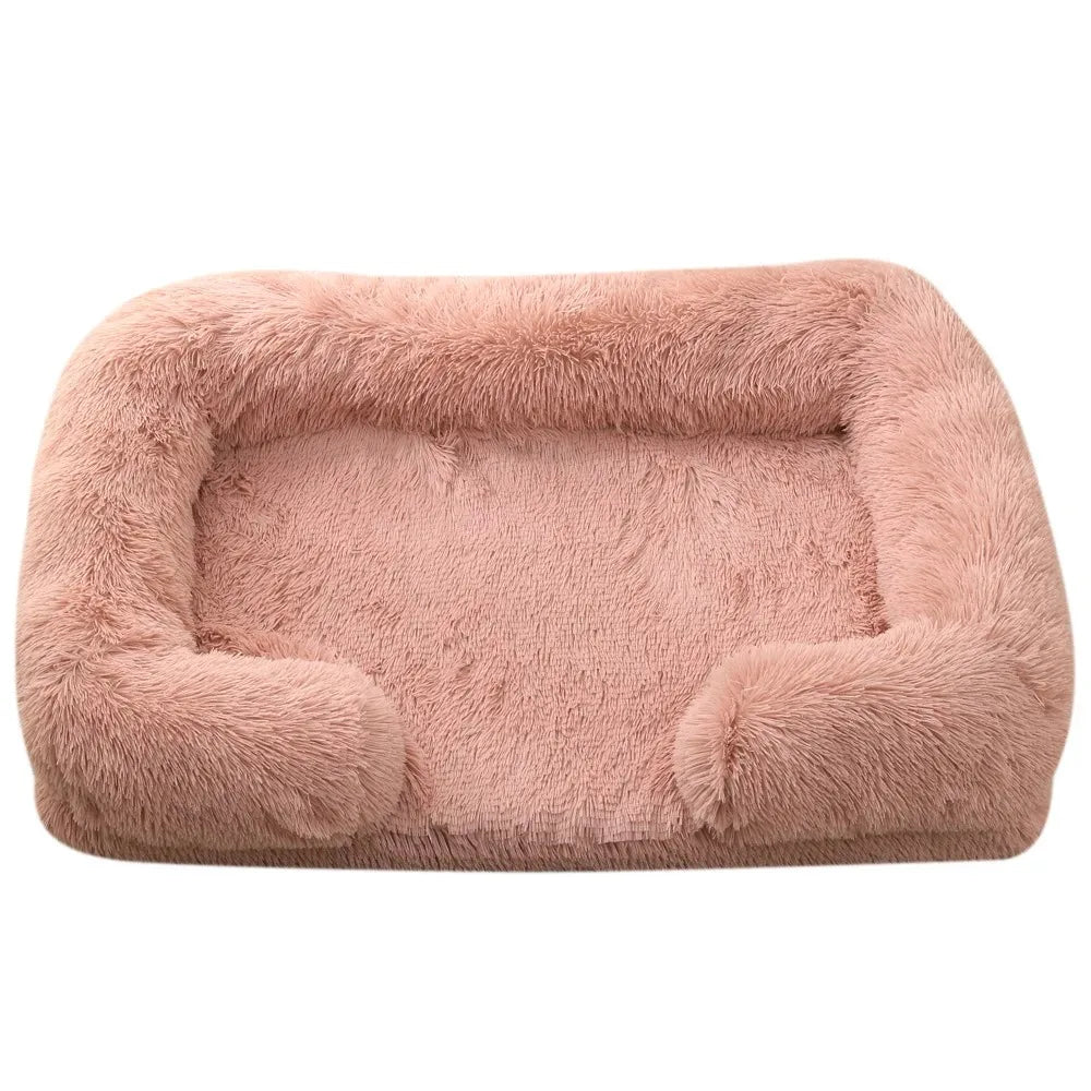 Luxury Fluffy Dog Sofa Bed
