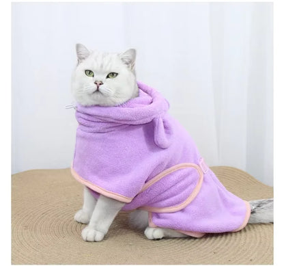 Super Absorbent Pet Bathrobe 