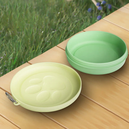 Portable Pet Feeder Bowl.