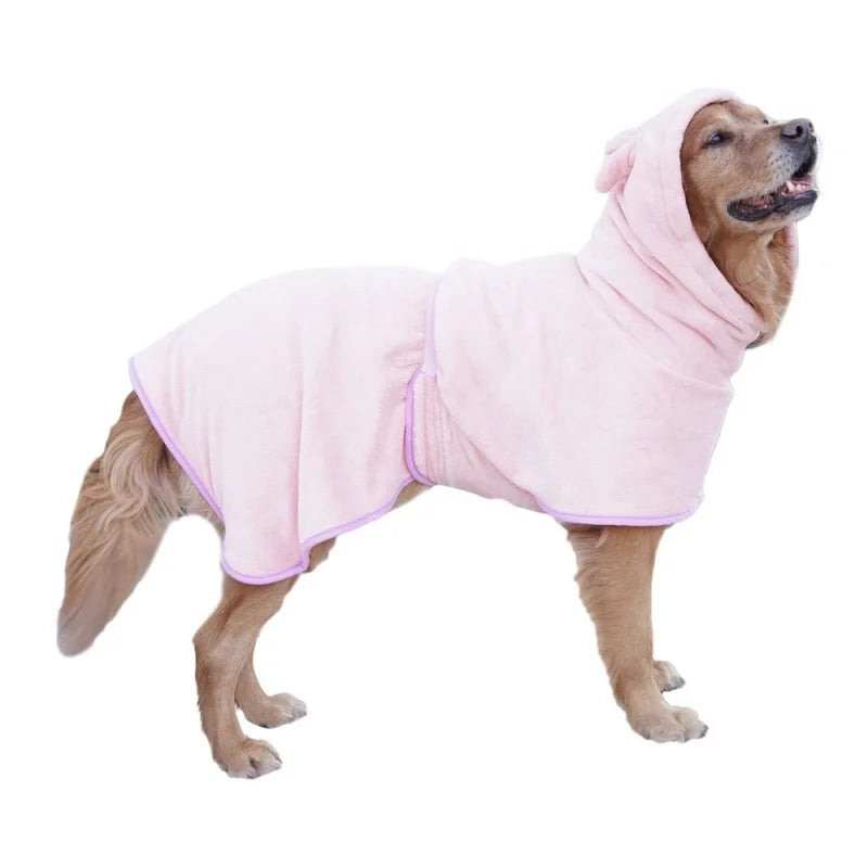 Super Absorbent Pet Bathrobe.