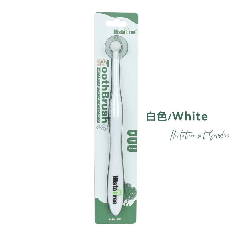 Round Head Pet Toothbrush.