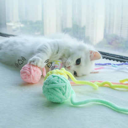 Interactive Cat Toy Balls with Bell