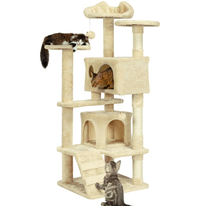 Multi-Level Cat Condo with Hammock