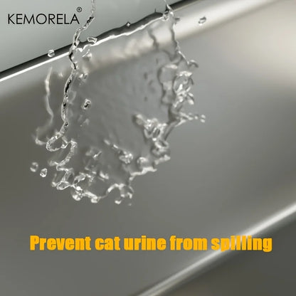 XL Stainless Steel Cat Litter Box.