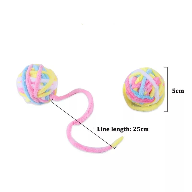Interactive Cat Toy Balls with Bell