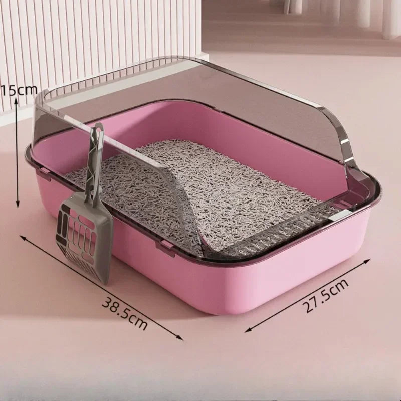 Semi-Enclosed Cat Toilet.