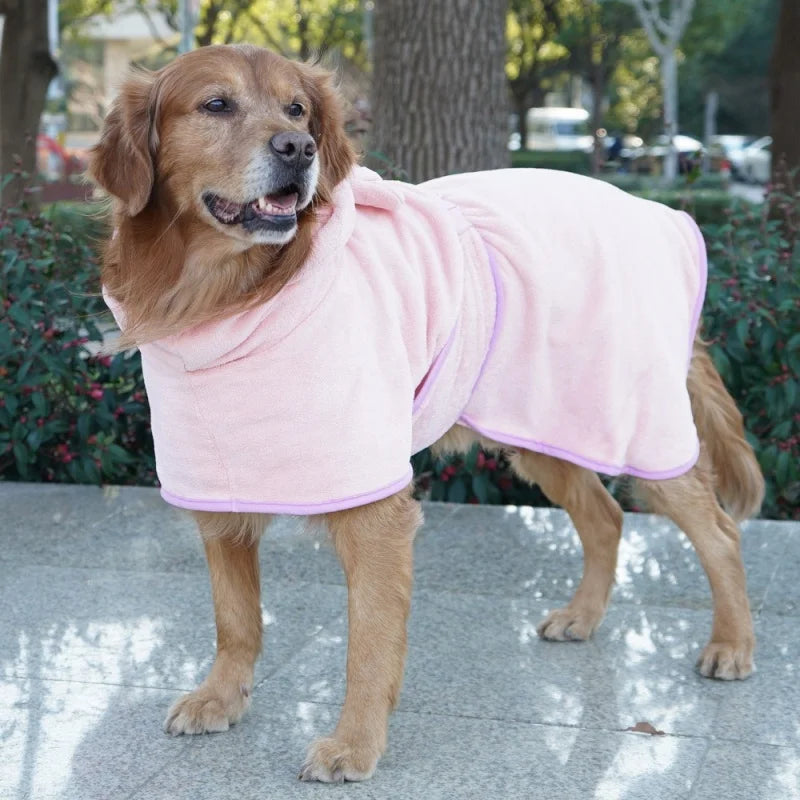 Super Absorbent Pet Bathrobe.