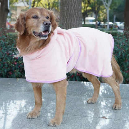 Super Absorbent Pet Bathrobe.