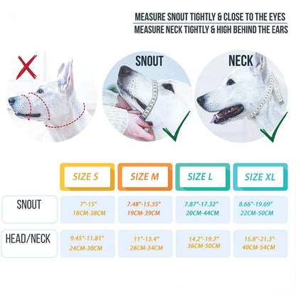Breathable Pet Muzzle for Training