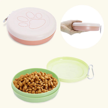 Portable Pet Feeder Bowl.