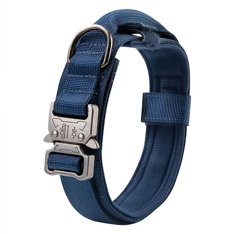 Strong Dog Collar with Traction Handle