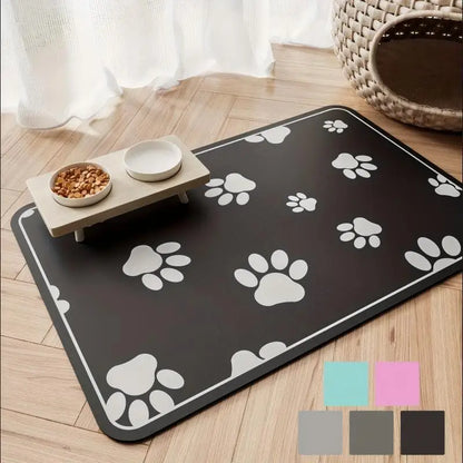 Non-Slip Dog & Cat Food Mat.