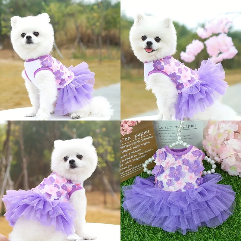 Floral Dog Dress.