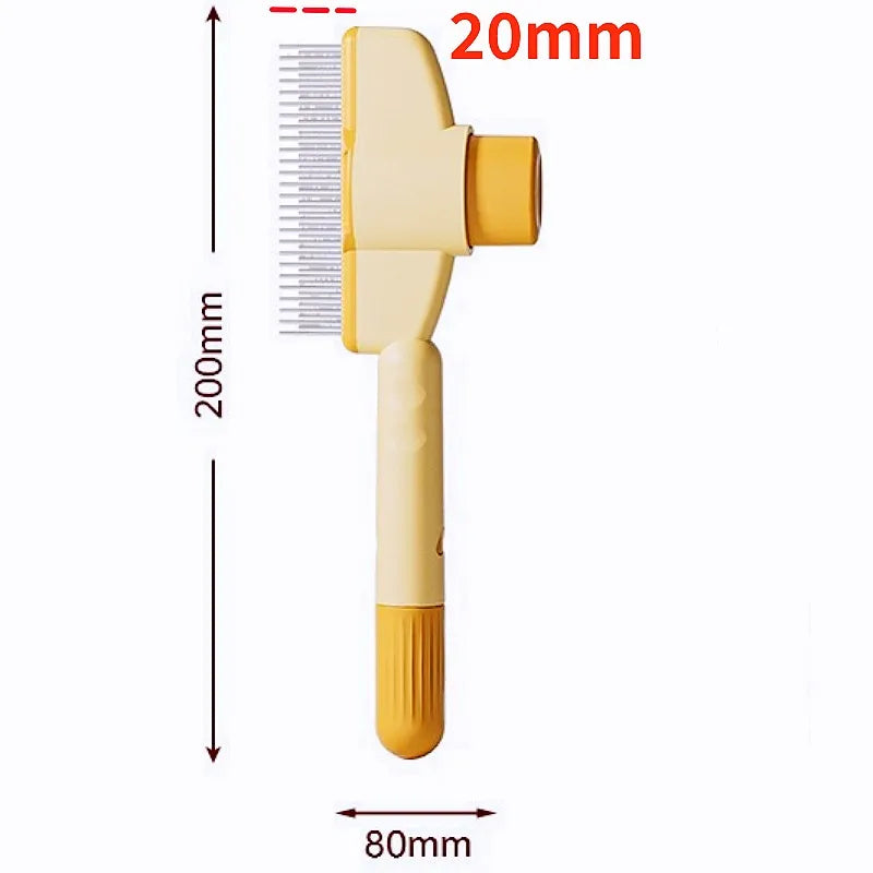 Self-Cleaning Dog Brush.