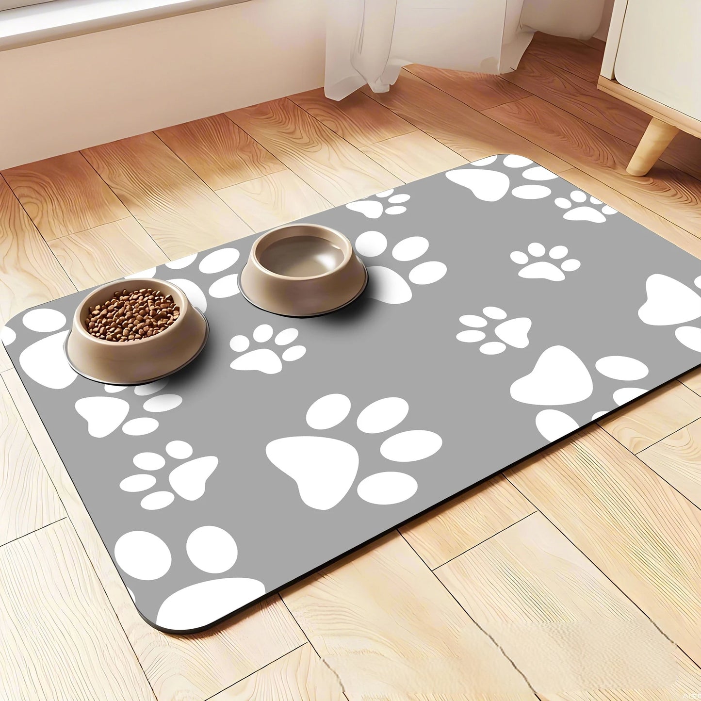 Non-Slip Dog & Cat Food Mat.