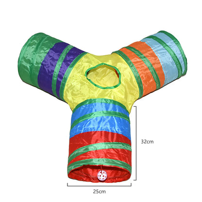 Interactive Cat Play Tunnel