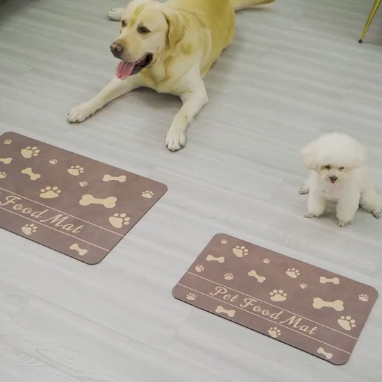 Non-Slip Dog & Cat Food Mat.